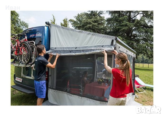 Чисто нов! Fiamma Privacy Room F45s. За кемпер. Размер 350см. Височина 225-250см, снимка 2 - Палатки - 51532340