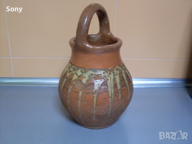 Стар керамичен съд- "Армагъ"., снимка 3 - Антикварни и старинни предмети - 53663439