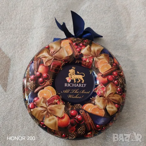Тенекиена кутия от чай RICHARD. 