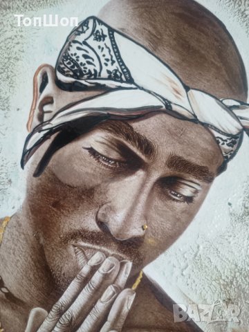 Картина 2 Pac - Tupac Shakur, снимка 4 - Картини - 41043471