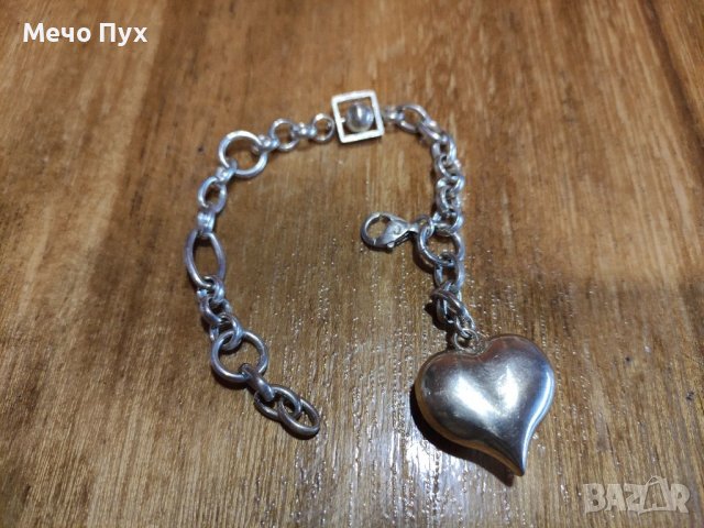 Сребърна гривна (72), снимка 8 - Гривни - 39061161