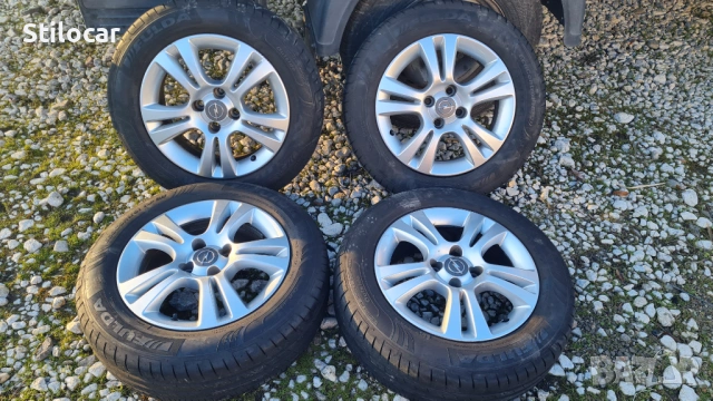 Джанти с гуми Opel Corsa,Adam,Karl,Astra 4x100 15 ки, снимка 2 - Гуми и джанти - 53174478