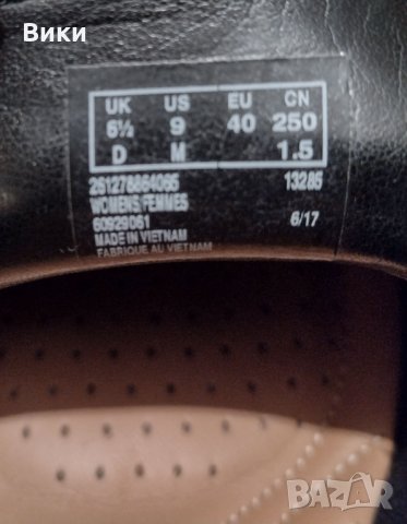 Дамски кожени обувки Clarks®, снимка 11 - Дамски елегантни обувки - 34617597