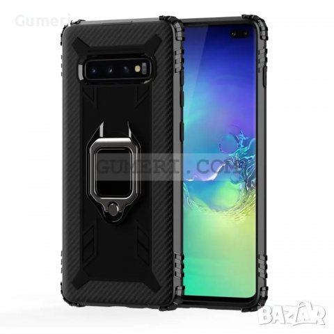 Samsung Galaxy S10+ - Хибриден Кейс с Ринг, снимка 3 - Калъфи, кейсове - 38805919