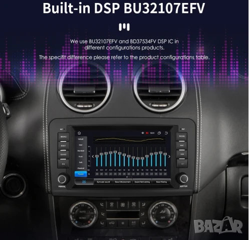 Мултимедия, за Mercedes ML, W164, Навигация, плеър с Екран, двоен дин, Android, Мерцедес, GL, ML, снимка 3 - Аксесоари и консумативи - 50574573