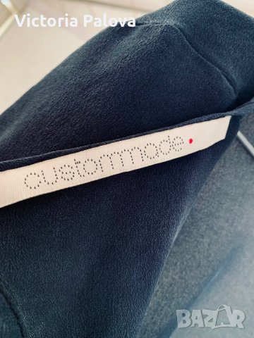 LUXURY копринена  блуза  CUSTOMMADE  Дания, снимка 5 - Корсети, бюстиета, топове - 41561469