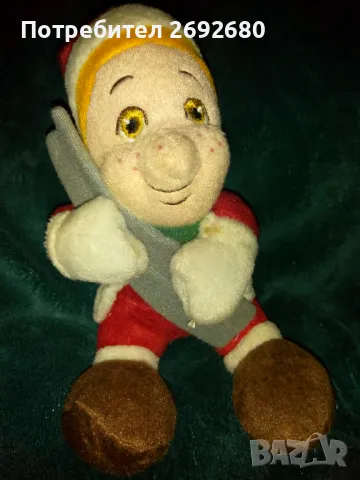 Плюшена играчка на Coca Cola Chippo коледно джудже 20см., снимка 3 - Плюшени играчки - 49326910