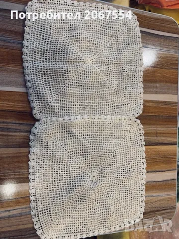 Дантелени плетива на една кука - карета, възглавнички, снимка 8 - Декорация за дома - 49577811