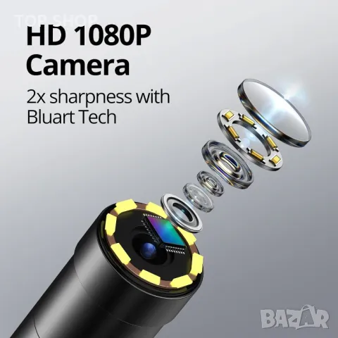 Ендоскопска инспекционна камера DEPSTECH със светлина, 1080P HD, снимка 2 - Друга електроника - 49731222