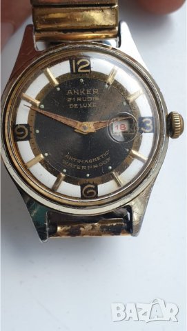 Мъжки механичен часовник Anker 21 rubis de luxe , снимка 1 - Антикварни и старинни предмети - 41575630