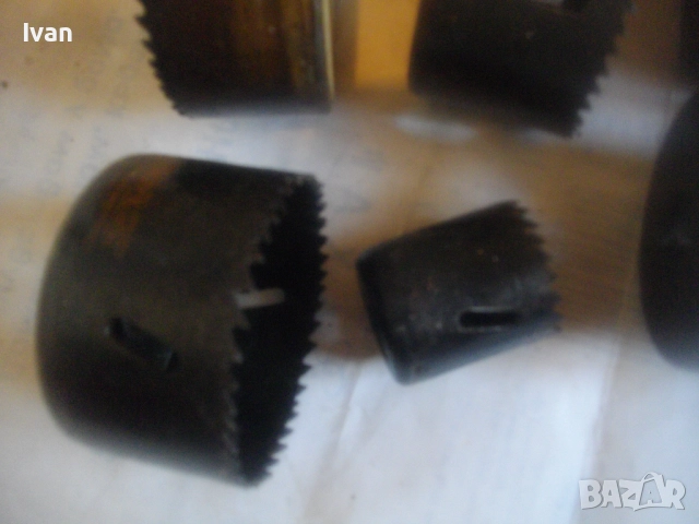 Немска боркорона за кръгли отвори от ф38мм до ф102мм Старо качество масивни, снимка 15 - Други инструменти - 51555562