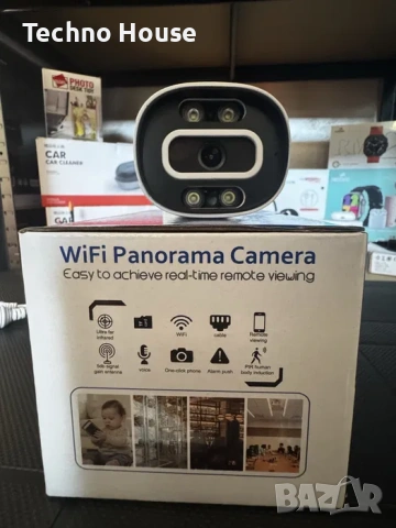 Външна 5MPX WiFi камера с метален корпус, нощно виждане до 40м, снимка 3 - IP камери - 53159673