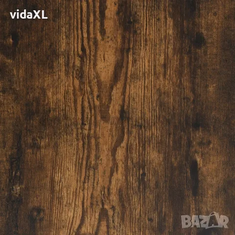 vidaXL Маса за кафе със стъклени врати, опушен дъб, 68x50x42 см, снимка 10 - Маси - 56148153