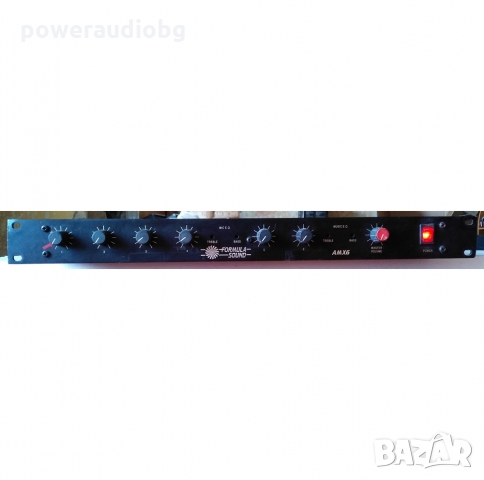 Продавам висококачествен 6 канален раков миксер Formula Sound AMX6 - six channel sound mixer A 19" 1, снимка 2 - Ресийвъри, усилватели, смесителни пултове - 36081506