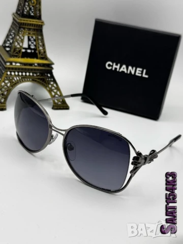 очила с черен обикновен калъф и ув защита chanel , снимка 12 - Слънчеви и диоптрични очила - 51386547