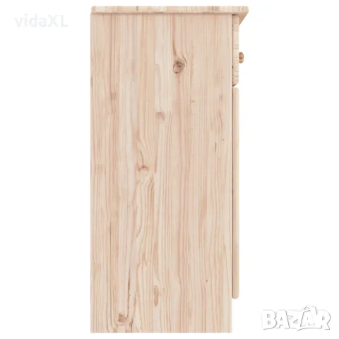 vidaXL Сайдборд ALTA, 112x35x73 см, борово дърво масив, снимка 5 - Бюфети - 56147282