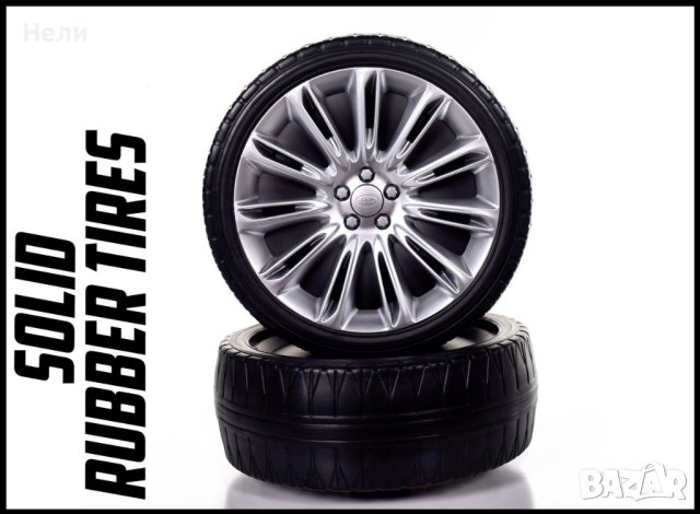 Акумулаторен Двуместен джип Лицензиран  Range Rover 4X4,12V батерия, C  MP4, с меки гуми с 2 Кожена , снимка 10 - Детски велосипеди, триколки и коли - 41606791