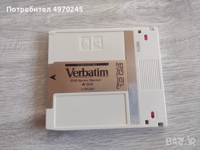 Стара касета Verbatim 1.2GB