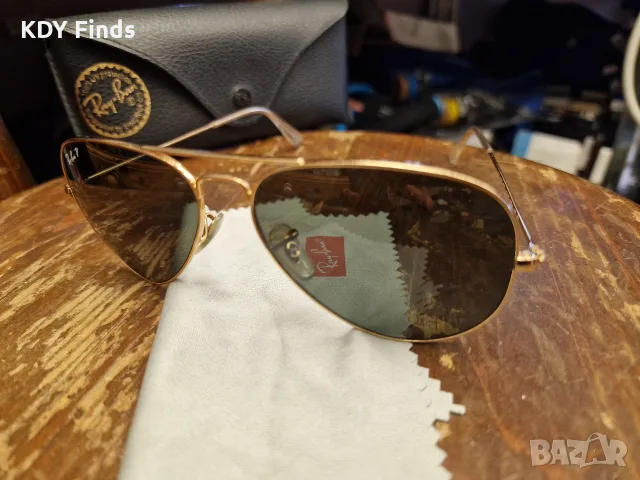 Ray-Ban Aviator Large Metal унисекс слънчеви очила , снимка 9 - Слънчеви и диоптрични очила - 55922091