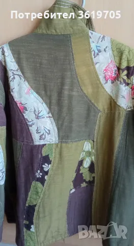 Дамско яке памук Эксклюзив размер M-L, снимка 3 - Якета - 49761385