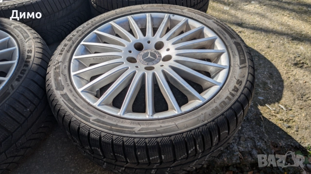 Джанти със зимни гуми за Mercedes C 220 CDI BlueEFFICIENCY - (204.202), снимка 5 - Гуми и джанти - 52257622