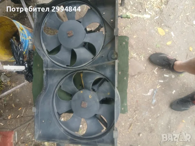 крайслер вояджър 3.3 бензин перки воден радиатор 