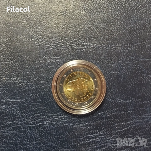 2 евро Литва 2022 Баскетбол 100 годишнина UNC