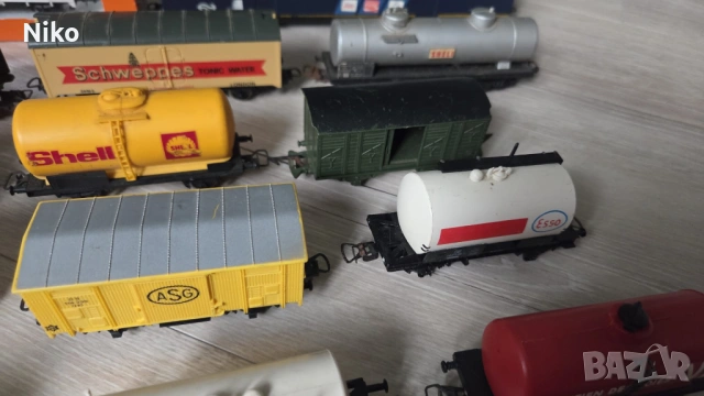 31 вагона H0 от Lima, Jouef, Fleischmann, Roco и др., снимка 7 - Други ценни предмети - 53657387