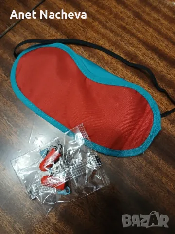 Маска за очи за спане и тапи  за уши 