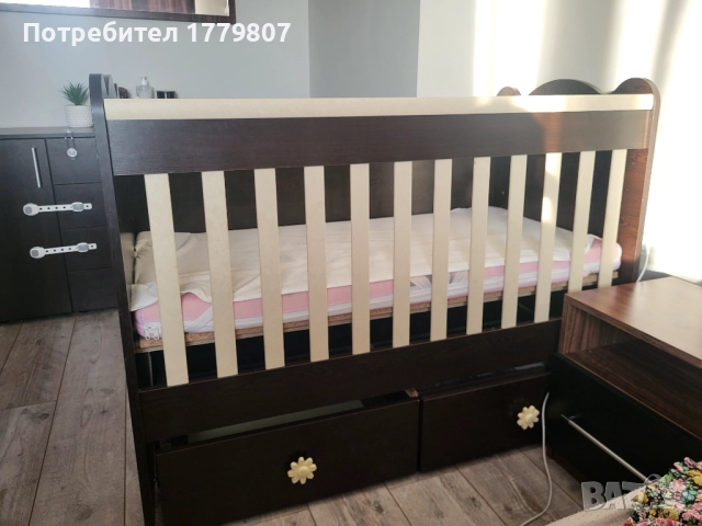 Dreamy Бебешко легло London, снимка 2 - Кошарки - 52264838