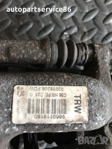 Заден ляв спирачен апарат за Peugeot 407 3.0 Купе (2005-2012) 9660119180, снимка 3 - Части - 53684650