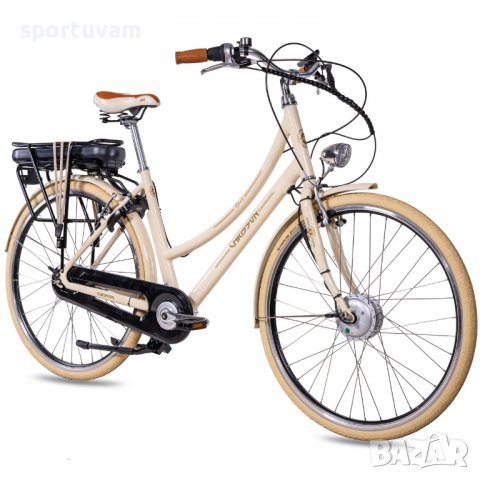 Нов Електрически велосипед 28- цола HOLANDIA Light ivory, Дамски Велосипед с Shimano Nexus 7, снимка 1