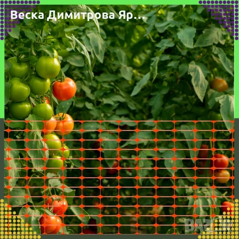 Мултифункционална оранжева предпазна мрежа 1x50м – за строителство, градина и животни, UV защита, снимка 2 - Други стоки за дома - 53815206