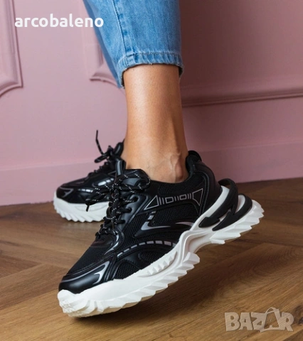 Дамски ниски маратонки Lirana с дебела подметка, 4цвята , снимка 10 - Маратонки - 53407258