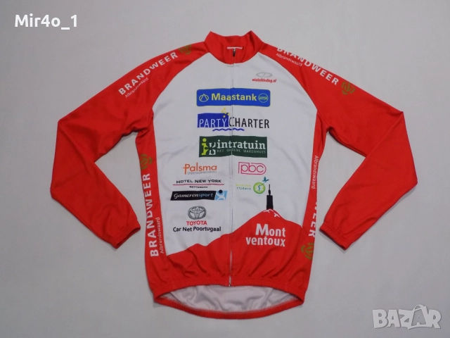 вело горнище wielerkleding джърси екип блуза шосейно колоездене мъжко оригинално XL