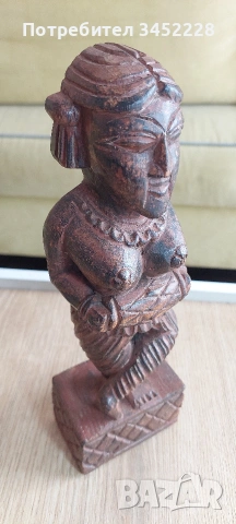дърворезба за ценители височина 27см , снимка 6 - Декорация за дома - 53826036