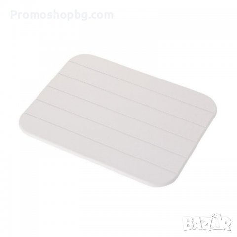 Постелка за баня Devi, Диатомит, Противоплъзгаща, Абсорбираща, Бързо съхнеща, 60х39 см, снимка 3 - Изтривалки - 39887019