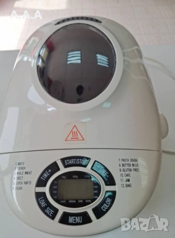 Хлебопекарна CBM-6562, 850W, 750/1000/1250гр. гр хляб, 1 зонa, 12 програми, CROWN