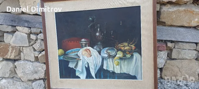 Западноевропейски натюрморт, снимка 4 - Картини - 56150360