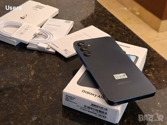 Samsung A16 128GB Пълен комплект + СТЪКЛЕН ПРОТЕКТОР +Оригинален гръб