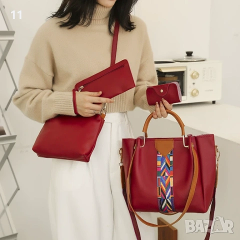 Тотален Хит Дамска чанта 4в1 - Различни цветове модел 2025, снимка 7 - Чанти - 53448408