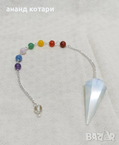 Радиестезично махало от Естествени камъни и месинг, снимка 6 - Други ценни предмети - 38114888