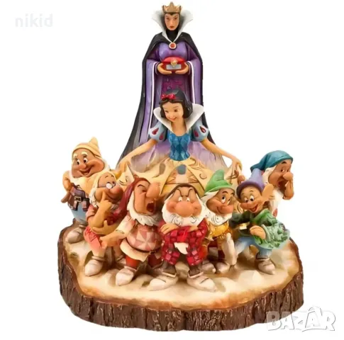 Снежанка и Седемте Джуджета 2D Акрилна Фигурка и ключодържател