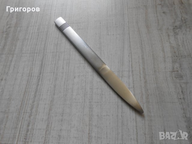 ЛОТ от 2 бр. стари ножове за писма ! стар нож БРОНЗОВ нож за писма ножка ножче
