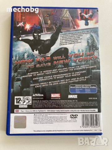 Spider-Man: Web of Shadows за PS2, снимка 2 - Игри за PlayStation - 36084704