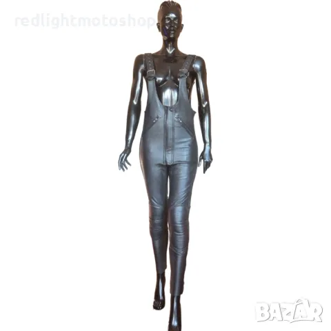 №4705 Дамски кожен гащеризон, снимка 1