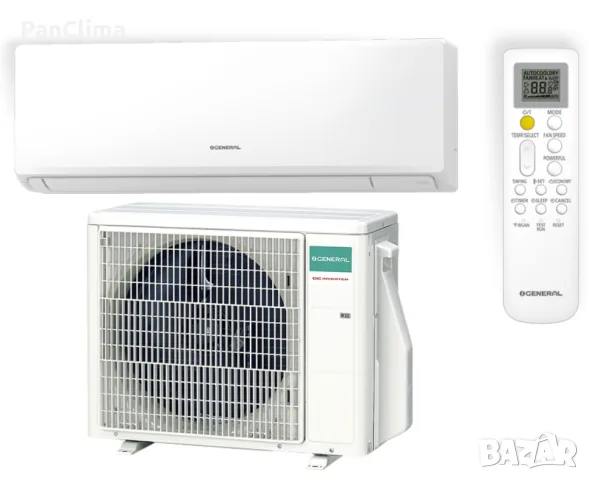 Инверторен климатик Fujitsu General ASHH12KNCA/ AOHH12KNCA, 12 000 BTU, Клас А++