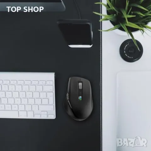 Нова Ергономична Безжична мишка с тихо скролиране и многобройни DPI, снимка 6 - Клавиатури и мишки - 49239154