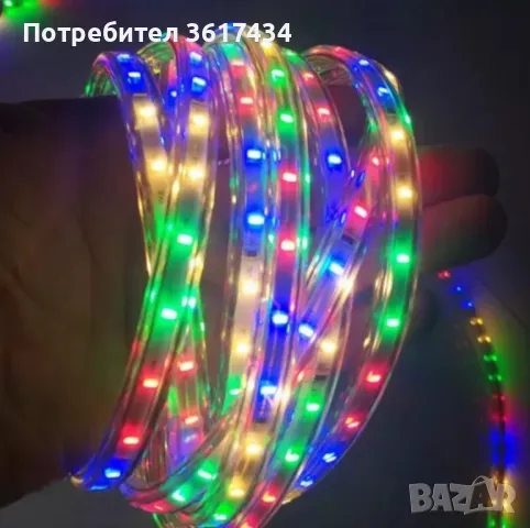 Лед лента многоцветна 10м, снимка 3 - Лед осветление - 47073093