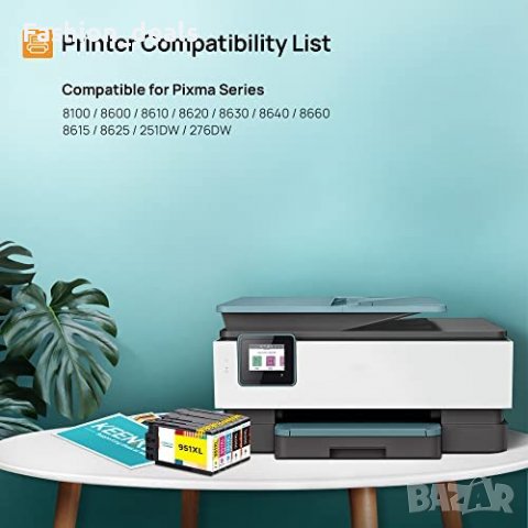  Нов Комплект 5 броя тонер касети мастило офис принтер Officejet Pro, снимка 3 - Други стоки за дома - 40171931